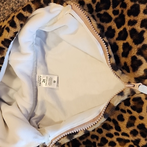 Carter's Toddler Faux Fur Vest With Hoodie Ears, 2T - Picture 5 of 6